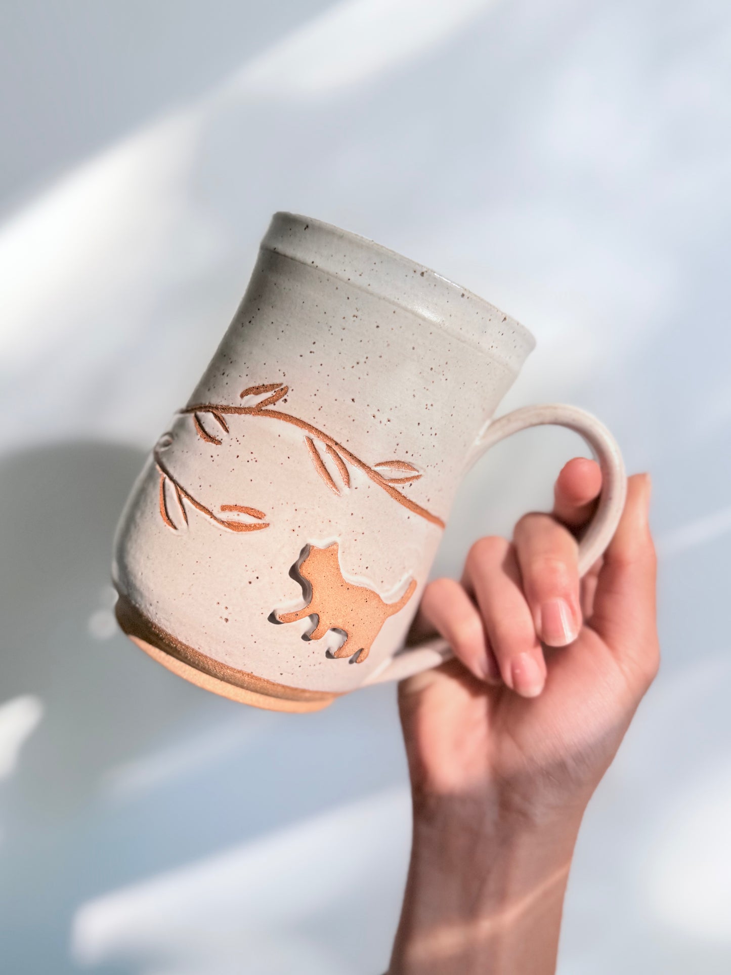 Garden Cat mug