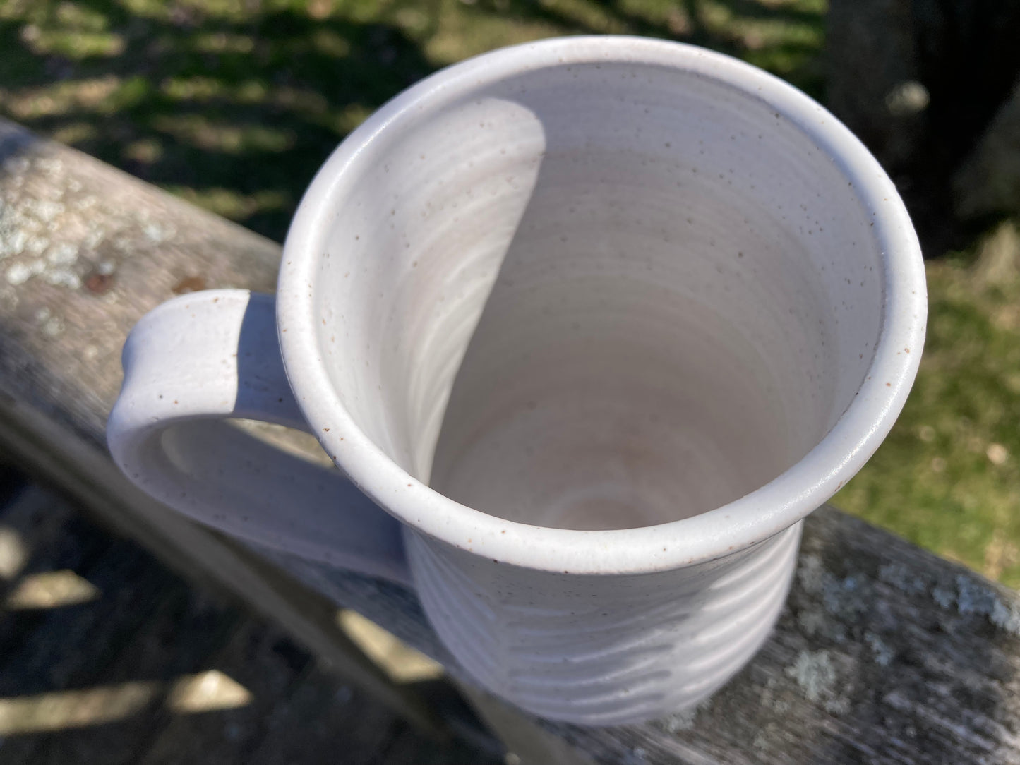 Carved Mug /monstera