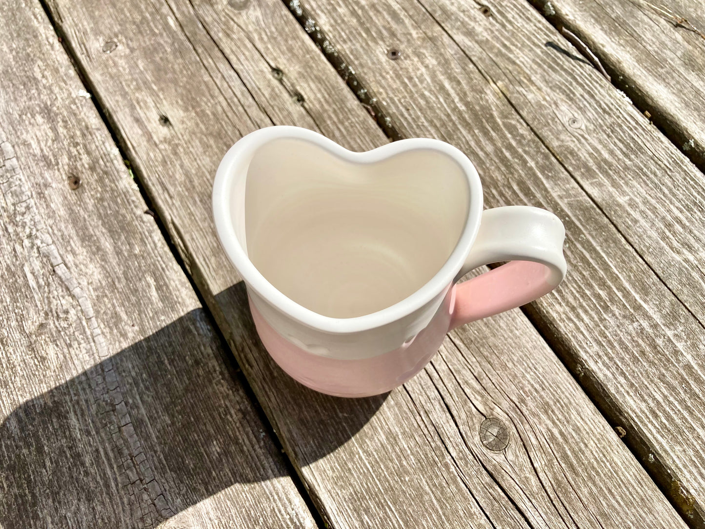 Heart Mug Pink (Right-handed)