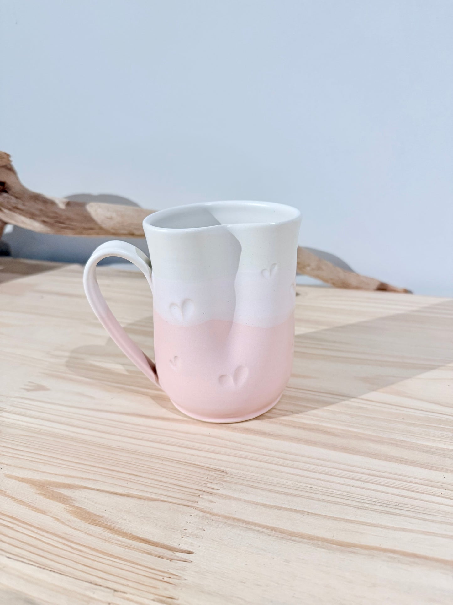 Heart Mug Pink (Right-handed)