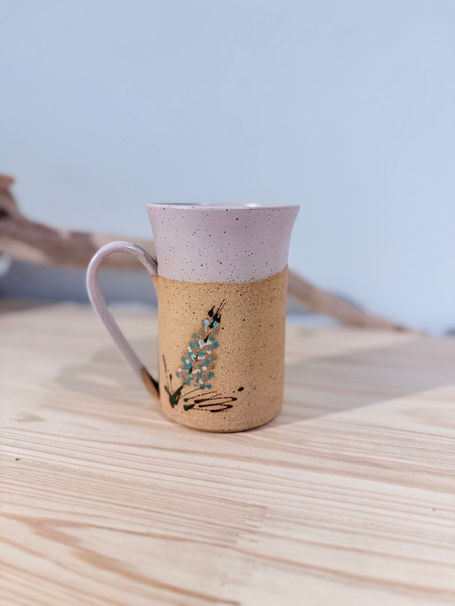 PEI Lupin mug/ Light pink/ Stoneware