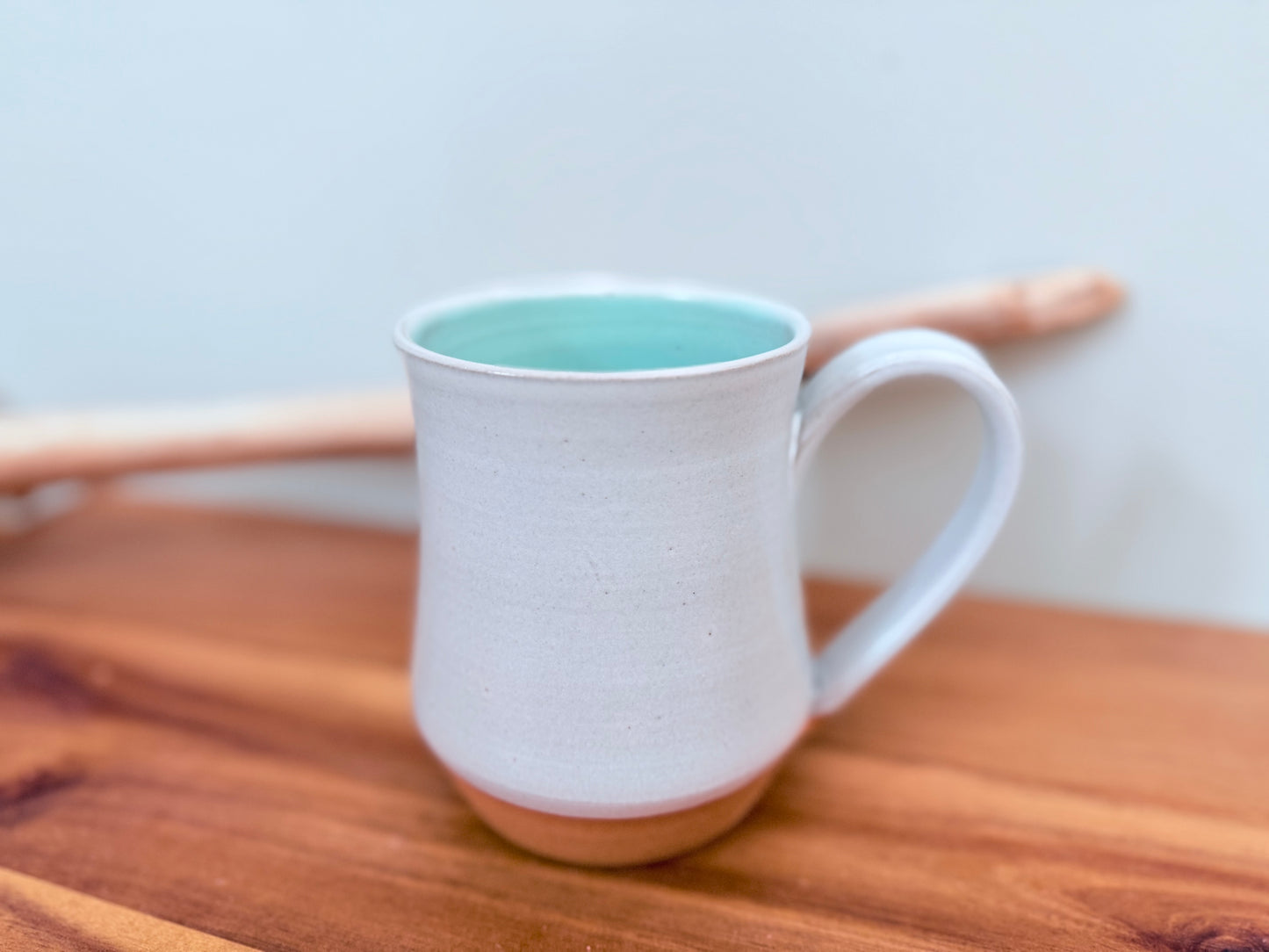 Arc Mug White/Aqua