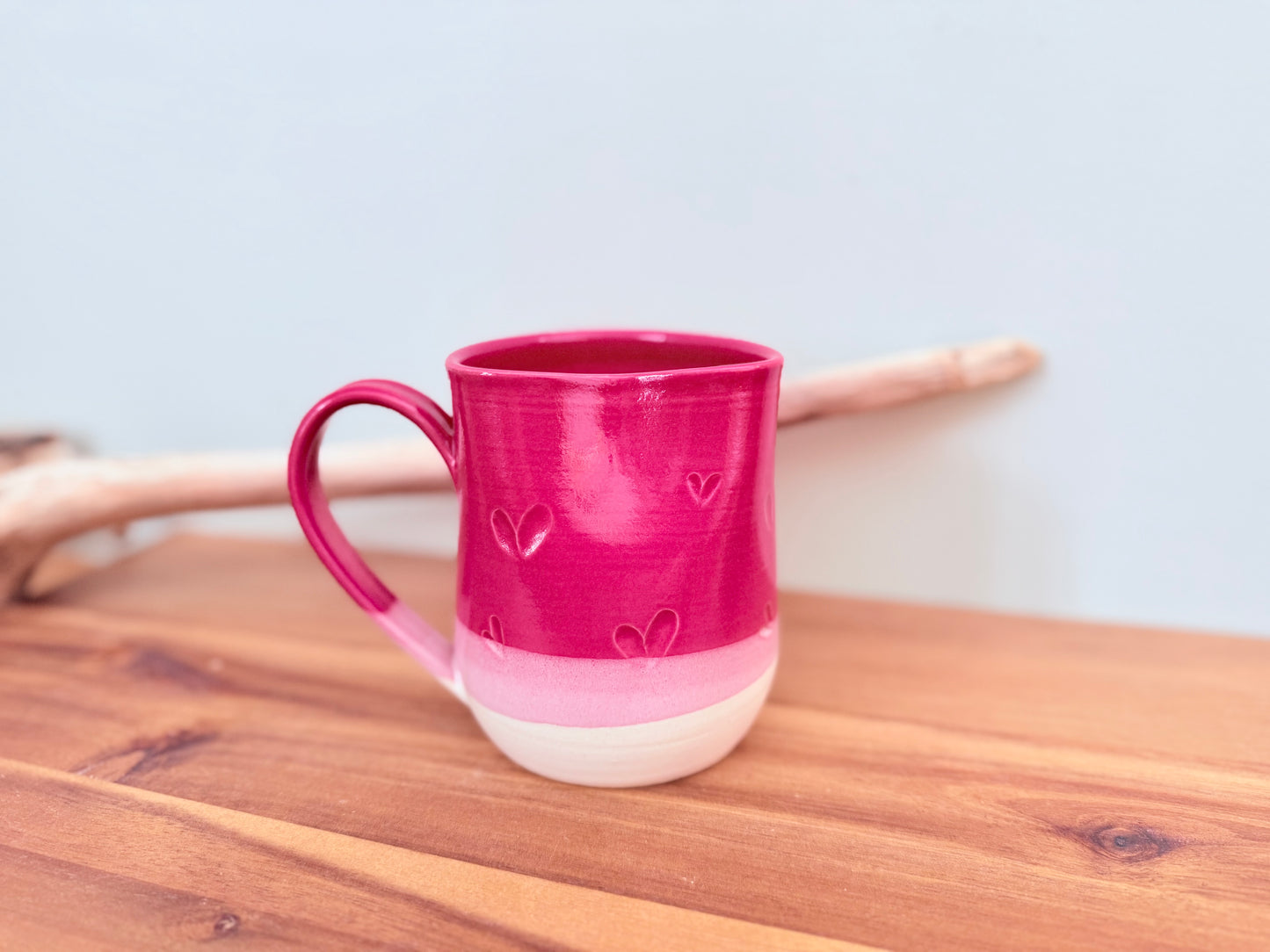 Heart Mug Red/white (Right-handed)