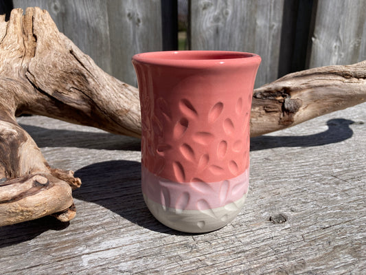 Carved Cup Pink